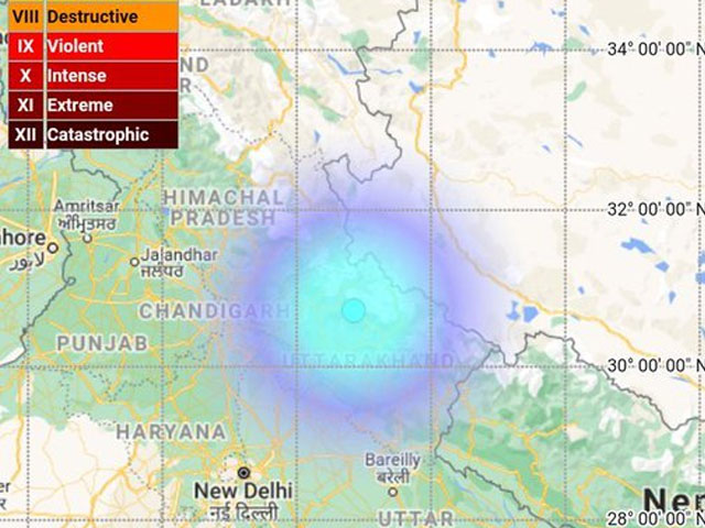 ਉੱਤਰਾਖੰਡ : ਉੱਤਰਕਾਸ਼ੀ ਵਿਚ ਮਹਿਸੂਸ ਹੋਏ ਭੁਚਾਲ ਦੇ ਝਟਕੇ