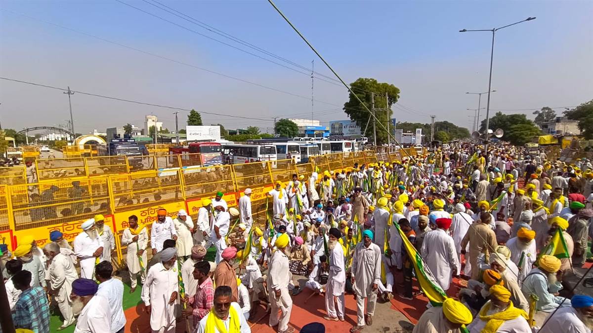 ਕਿਸਾਨ ਵਲੋਂ ਮੁੱਖ ਮੰਤਰੀ ਦੀ ਰਿਹਾਇਸ਼ ਦਾ ਘਿਰਾਓ ਕਰਨ ਦੀਆਂ ਤਿਆਰੀਆਂ ਸ਼ੁਰੂ, ਭਾਰੀ ਪੁਲਿਸ ਬਲ ਤਾਇਨਾਤ