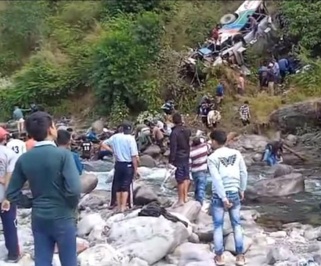 Almora Bus Accident: ਉਤਰਾਖੰਡ ’ਚ ਖੱਡ ’ਚ ਡਿੱਗੀ 40 ਸਵਾਰੀਆਂ ਨਾਲ ਭਰੀ, ਹੁਣ ਤਕ 22 ਮੌਤਾਂ; ਦੇਖੋ ਵੀਡੀਓ