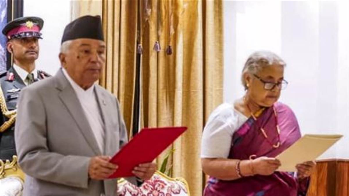 ਸੱਤ ਘੰਟੇ ਚੱਲੀ ਮੈਰਾਥਨ ਮੀਟਿੰਗ ‘ਚ ਕਾਰਕੀ ਨੂੰ ਪ੍ਰਧਾਨ ਮੰਤਰੀ ਬਣਾਉਣ ਦਾ ਲੱਭਿਆ ਰਸਤਾ, ਰਾਸ਼ਟਰਪਤੀ ਪੌਡੇਲ ਨੇ ਸਹੁੰ ਚੁਕਾਈ