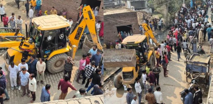 ਨੋਇਡਾ ‘ਚ ਤਿੰਨ ਮੰਜ਼ਿਲਾ ਇਮਾਰਤ ਡਿੱਗੀ, ਦਰਜਨਾਂ ਮਜ਼ਦੂਰਾਂ ਦੇ ਦਬੇ ਹੋਣ ਦਾ ਖਦਸ਼ਾ